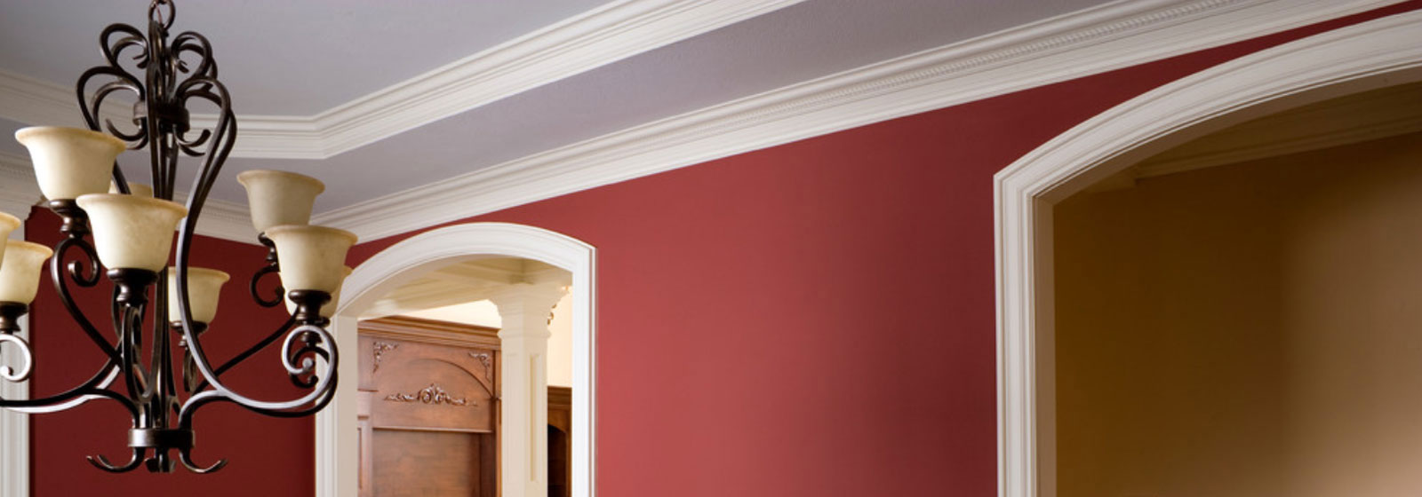 Crown Mouldings with Flexible Trim